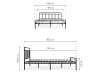 Кровать Рейк 160х200 белая