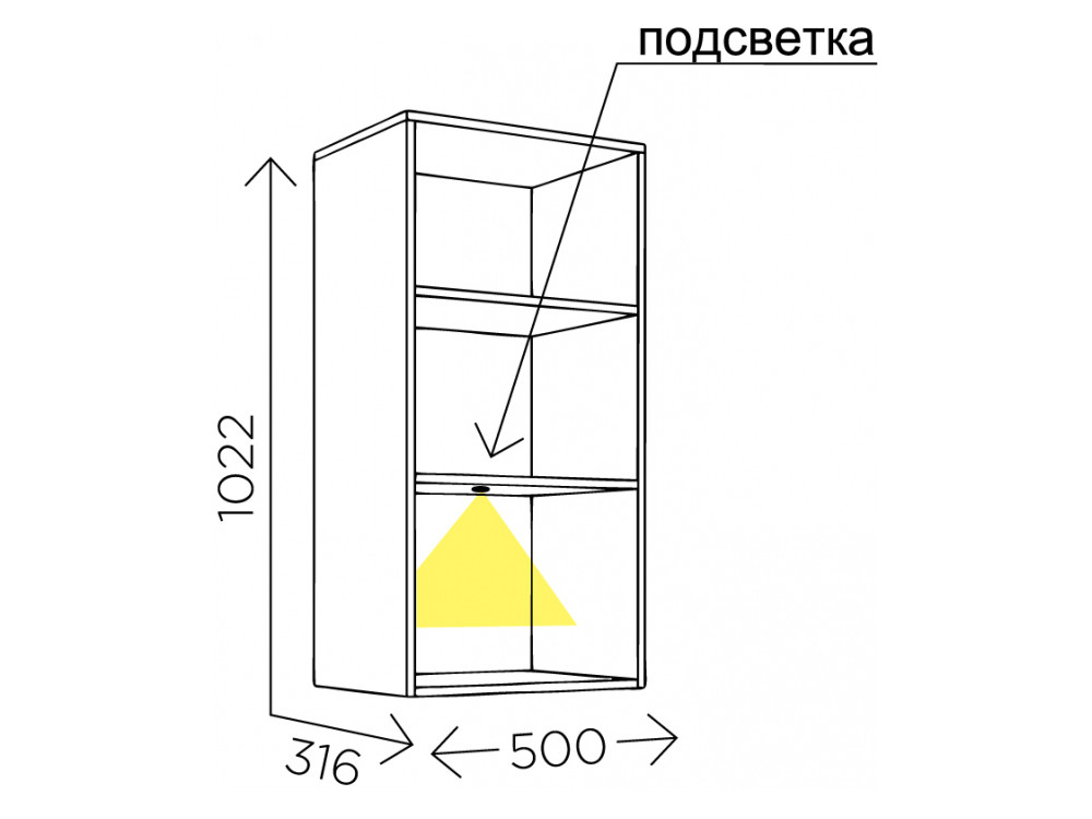 Шкафы Мариус М-05 дуб баррик / белый матовый