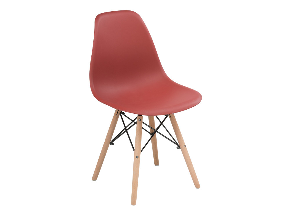 Пластиковый стул Eames PC-015 bordeaux