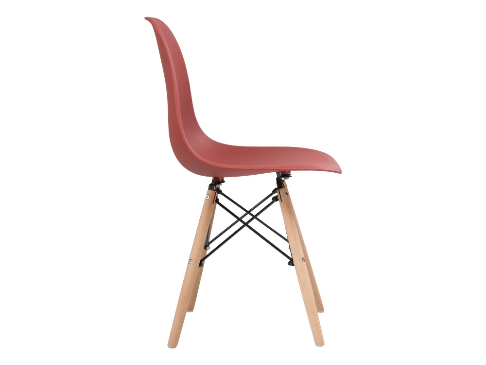 Пластиковый стул Eames PC-015 bordeaux