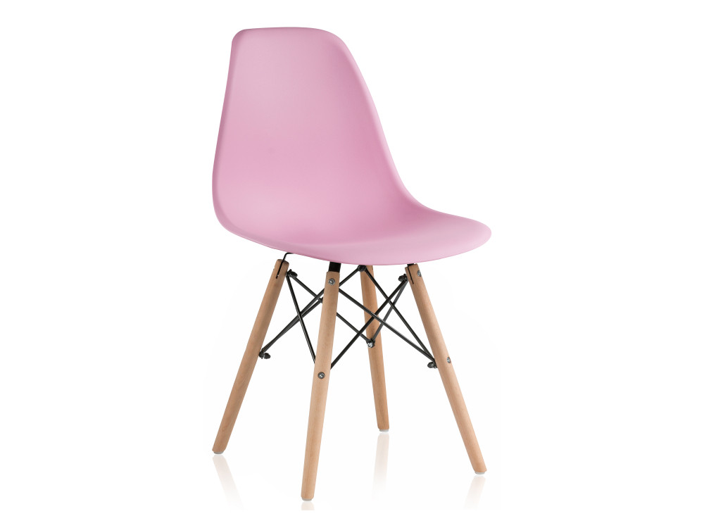 Пластиковый стул Eames PC-015 светло-розовый